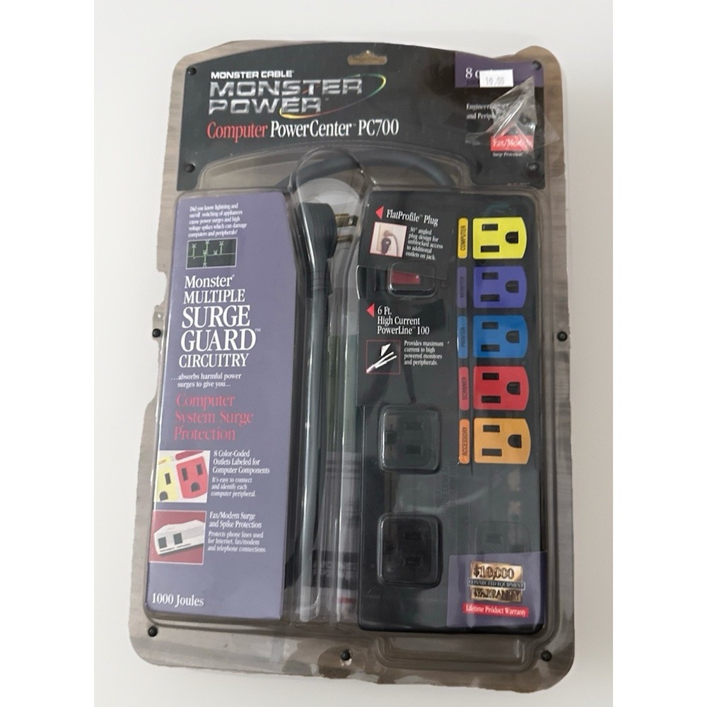 Monster PowerCenter PC700‎ HP RS Surge Protector Clean Power